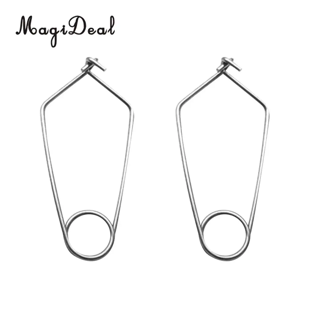 MagiDeal-Sujetador de cable de acero inoxidable multifunción, Protector de cuerda de escalada al aire libre, manga, espeleología, rappel, equipo, 2