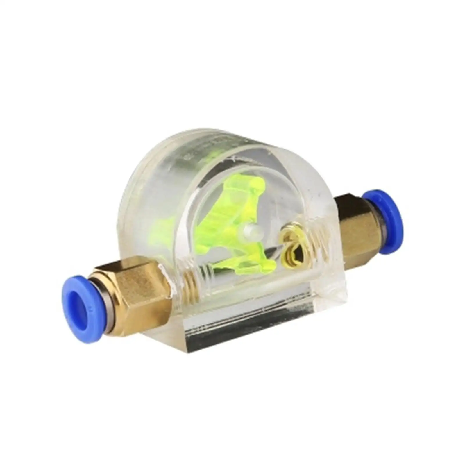 1 In 1 Way Out Plexiglass Water Flow Indicator Meters Observer For Water Cooled Spindle Motor