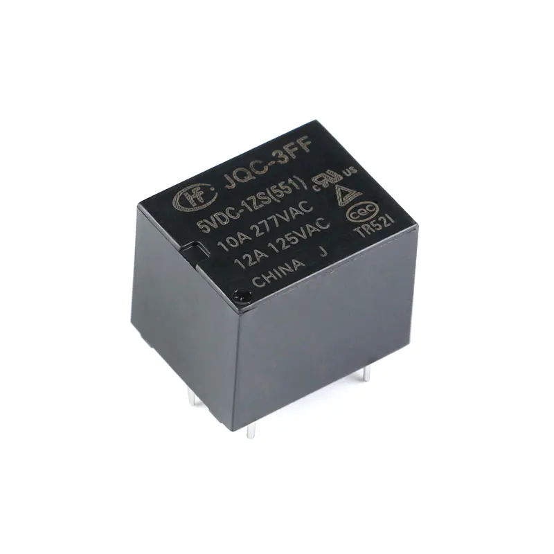 5Pcs/2Pcs 10A Relay HF3FF-JQC-3FF- 5VDC-1ZS 12VDC-1ZS 24VDC-1ZS(551) DIP5 5V 12V 24V DC 5Pin