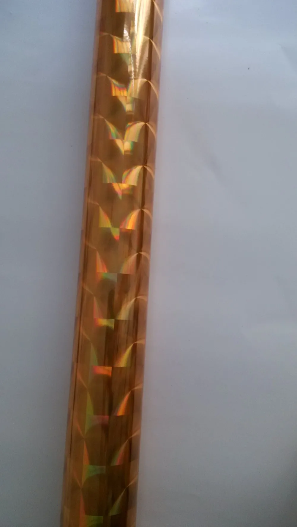 

Holographic foil gold color A42 hot stamping on paper or plastic 64cm x 120m