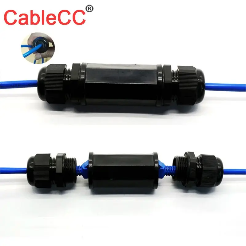 

CableCC Locking Waterproof CAT6 RJ45 Female to Female Lan Ethernet Network Extension Adapter Coupler