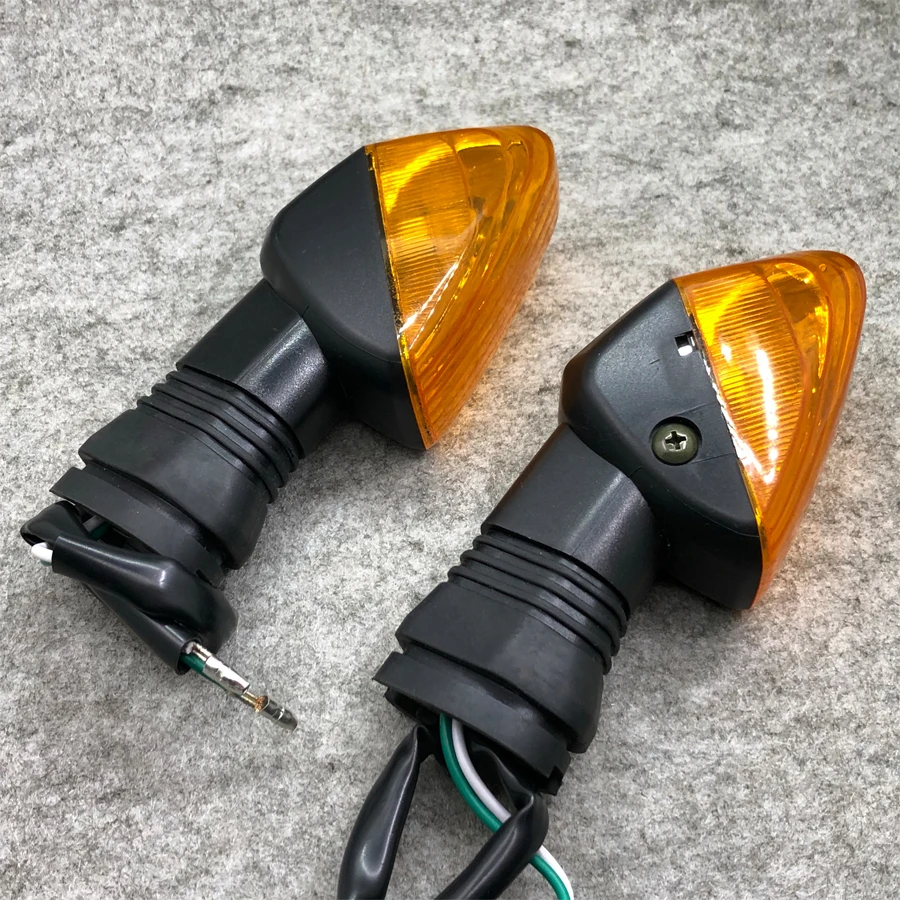 For Kawasaki Ninja ZX-6R 1000 KLE 500/650 VERSYS Z750S KLR 650 2PCS Motorcycle Turn Signal Light Front Rear Indicator Flashers