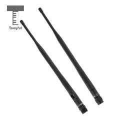 Tooyful UHF Wireless Microphone Mic Gain Antenna Signal Line Black - TNC/BNC