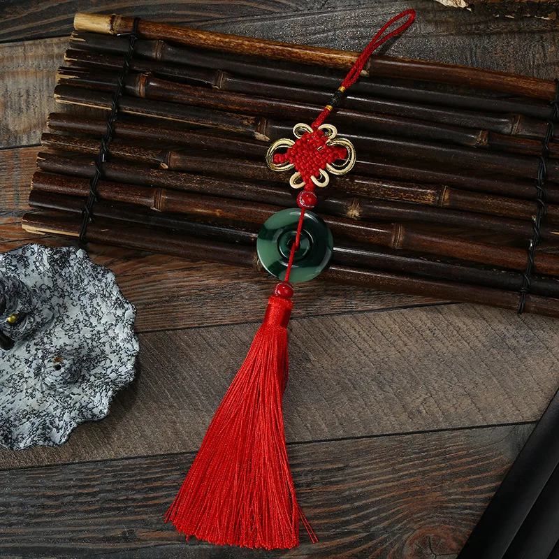 

10 Pcs Polyester Chinese Knots Knotting Jade Tassel Blessing Lucky Chinese Style Gifts Curtain Dress Fringe Trim Decoration 2018