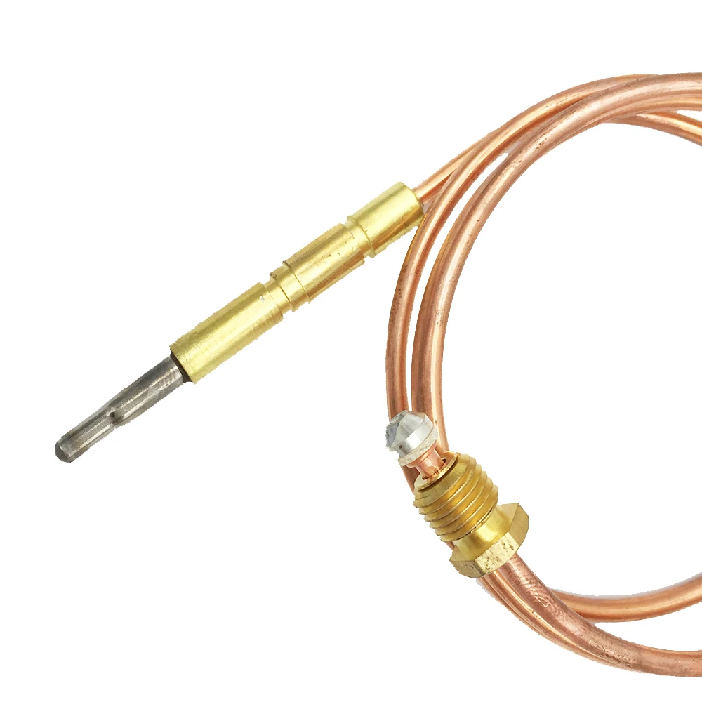 900mm Length Copper tube gas water heater thermocouple with M10*1 Connector Nuts