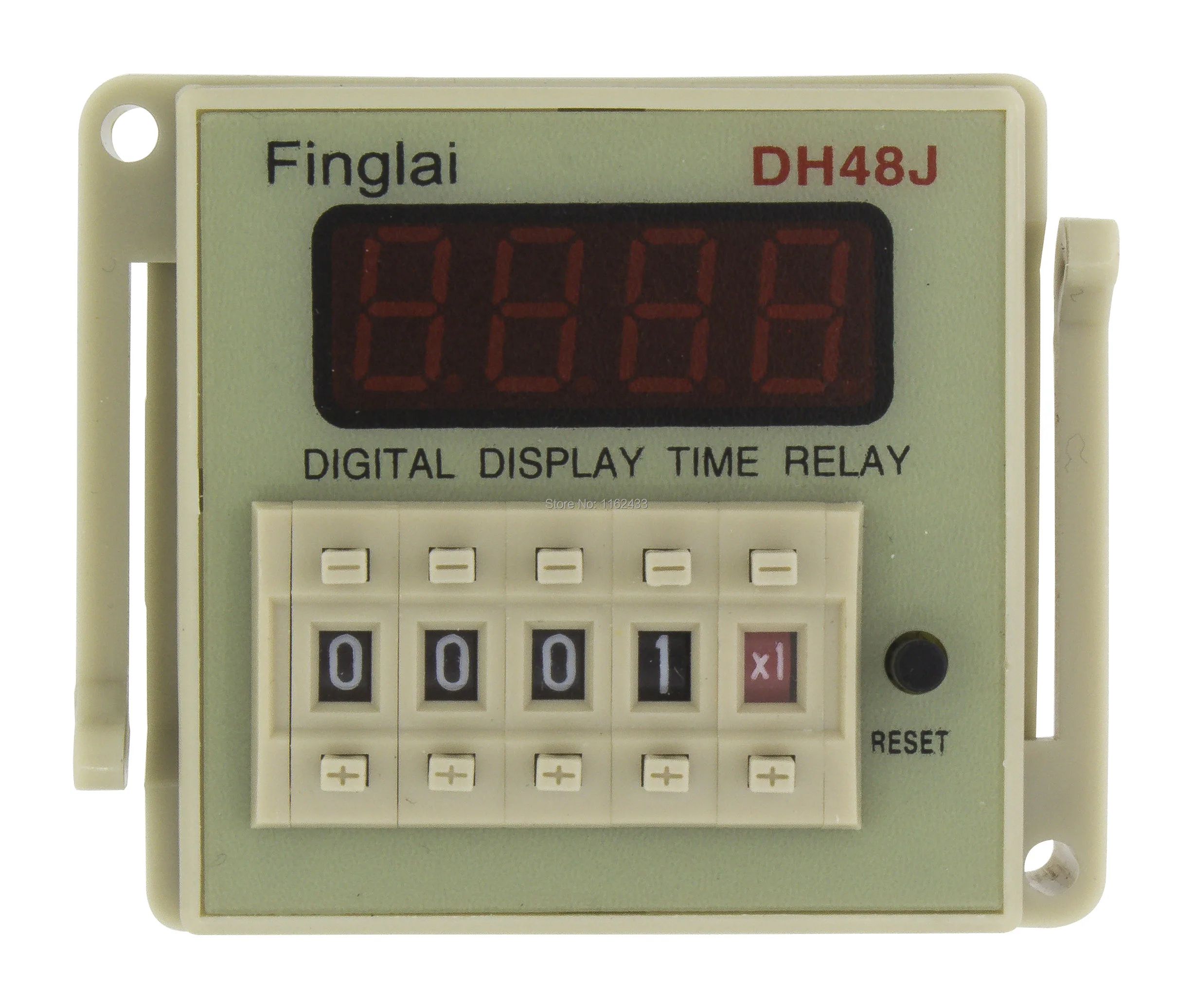 DH48J-8 8 pin contact signal input digital counter relay DH48J series AC 220V 110V 36V 380V AC/DC 24-240V 12V 24V