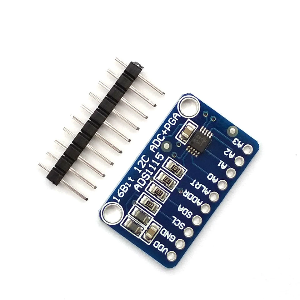 16 بت I2C ADS1115 وحدة ADC 4 قناة مع الموالية مكاسب مكبر للصوت RPi