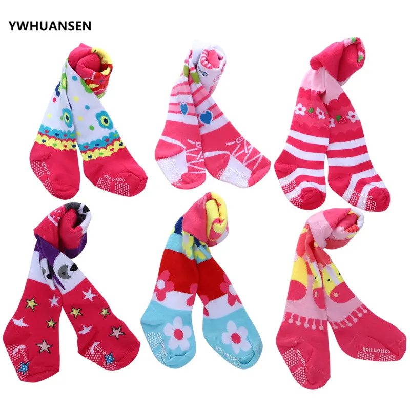 0-12M Children Tights for Newborns Boys 2024 Cotton Baby Girl\'s Tights Cute Animal Tights for Infant Girls Anti-Slip