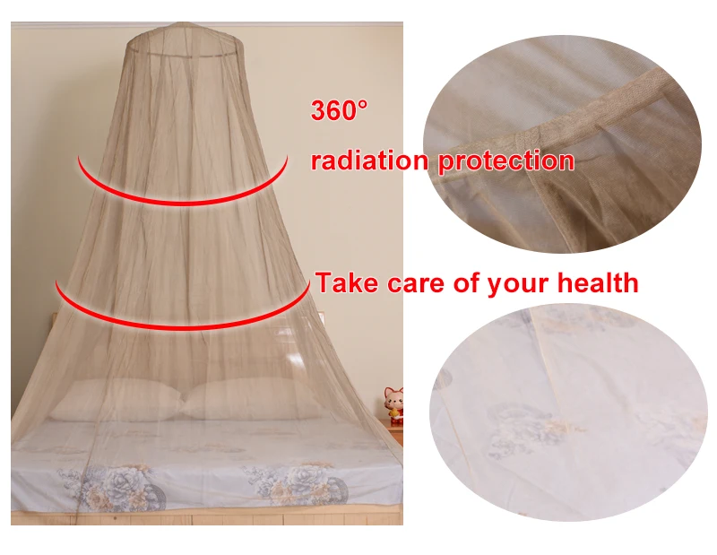 Anti-radiation emf emi shielding bed canopy 002