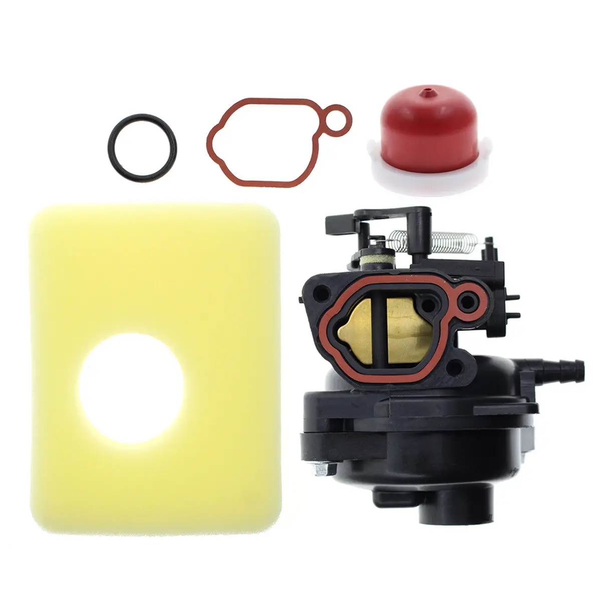 Set carburatore carburatore per Briggs & Stratton 799584 spazzola per pulizia 09P702 590556