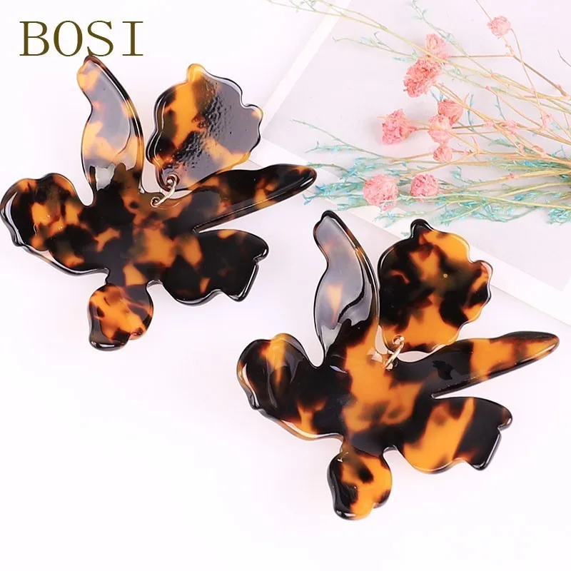 Earrings For Women Acrylic Boho Acetate Drop Dangle Geometric Earings Fashion Big Jewelry Bohemian Dangle Accessories jewellery