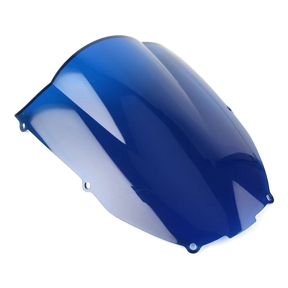 ZX-6R Motorcycle Windshield Windscreen Double Bubble For Kawasaki Ninja ZX6R 2000 2001 2002  ABS Plastic