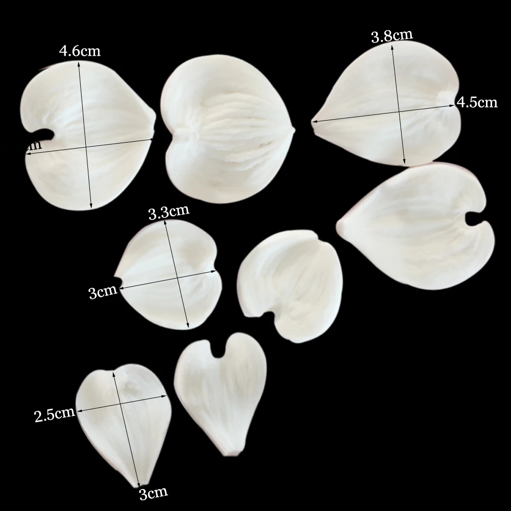 Dogwood Flower Petals Silicone Veiner Molds Sugarcraft Cold Porcelain Marshmallow Cupcake Mould Earring Decorating Tools m2177