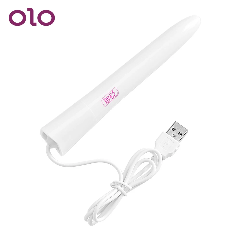 OLO Pussy Vagina Warmer Heated Bar Stick Smart Thermostat Sex Toys for Men 45 Celsius USB Heating Rod for Masturbators