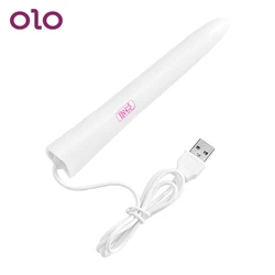 OLO Pussy Vagina Warmer Heated Bar Stick Smart Thermostat Sex Toys for Men 45 Celsius USB Heating Rod for Masturbators