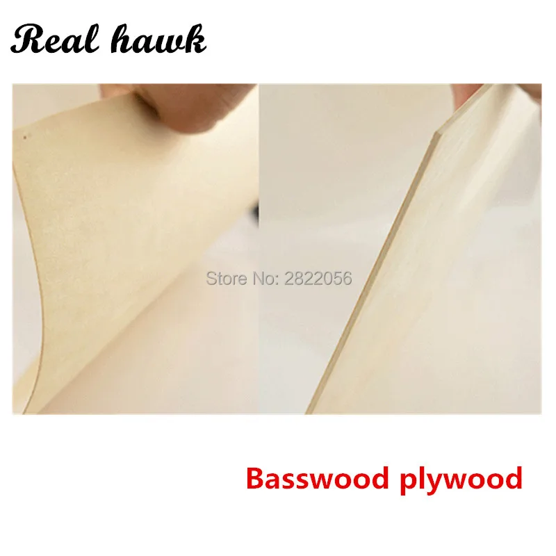 420x297x1/1.5/2/3/4/5/6mm super quality Aviation model layer board basswood plywood plank DIY wood model materials