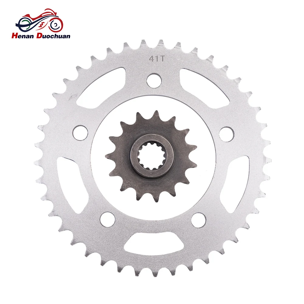 520 15 41 Tooth 15T 41T Motorcycle Drive Chain and Front Rear Sprocket Set for Honda CB500 CB 500 FA-J X/XA-J CB500X CB500F