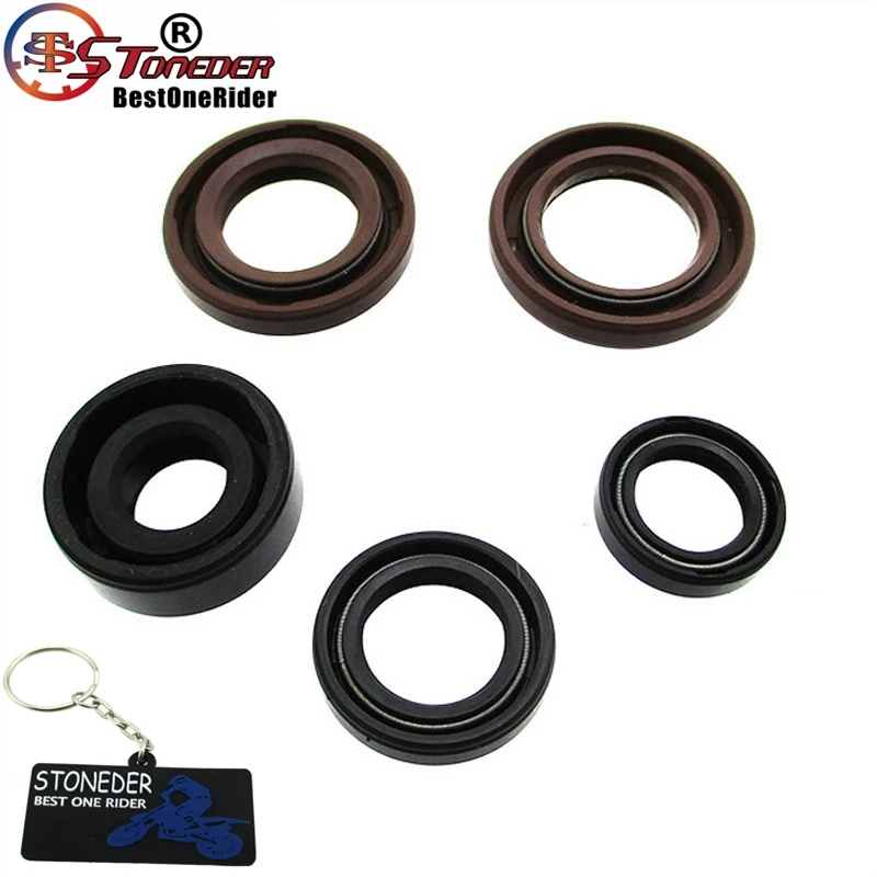 STONEDER Oil Seal Set For Zongshen 155cc Z155 1P60YMJ Engine Thumpstar Explorer Braaap Atomic DHZ SSR Piranha Pit Dirt Bike