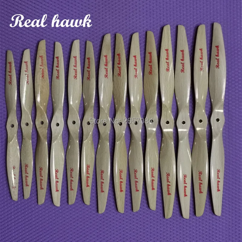 CCW or CW Wooden /beech 36x10/36x12/36x14/36x16/36x18/36x20 Propeller High Efficiency For Airplane Electric wood propellers