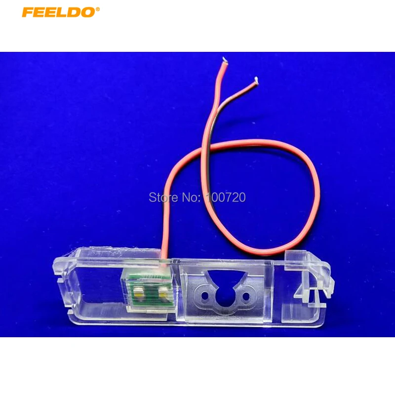 FEELDO Camera plastic frame For For Volkswagen Passat B7(10~15)/Magotan/Golf/Phaeton/Passat CC/Scirocco/Polo/Superb