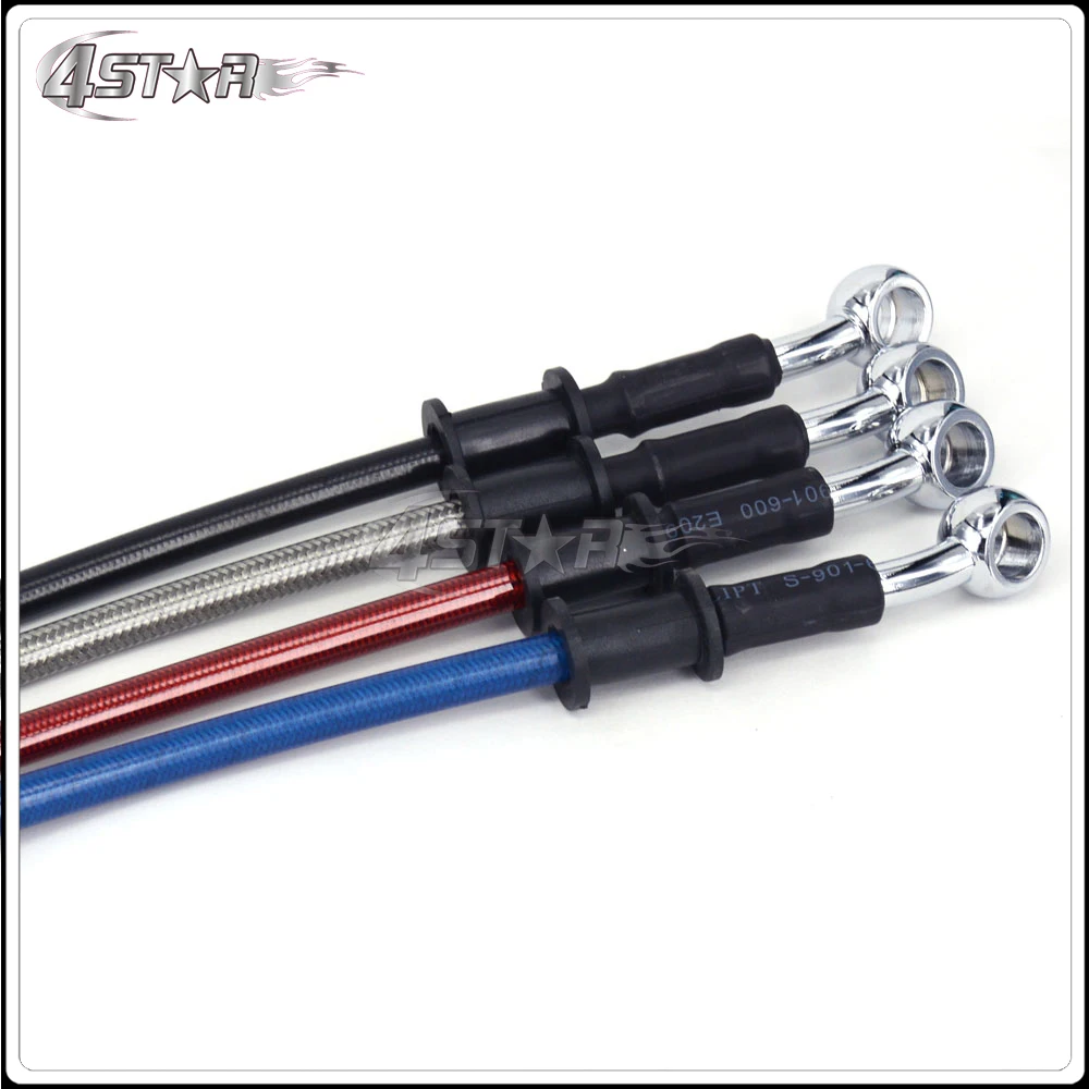 1000 1100 1200 1300 1400 1500 1600 1700 1800 1900 2000 mm Red Blue Black Titanium Motorcycle Brake Clutch Oil Hose Line Pipe