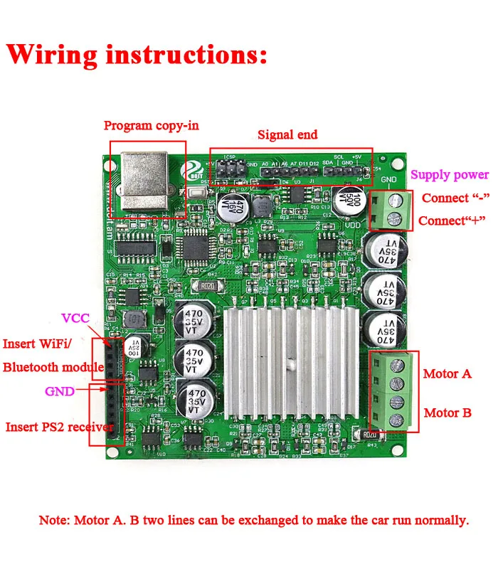 DOIT Big Power Nodemcu Development Board Kit based on ESP8266 for Control 2wd/4wd Robot Tank Car Chassis DIY RC Toy Kit