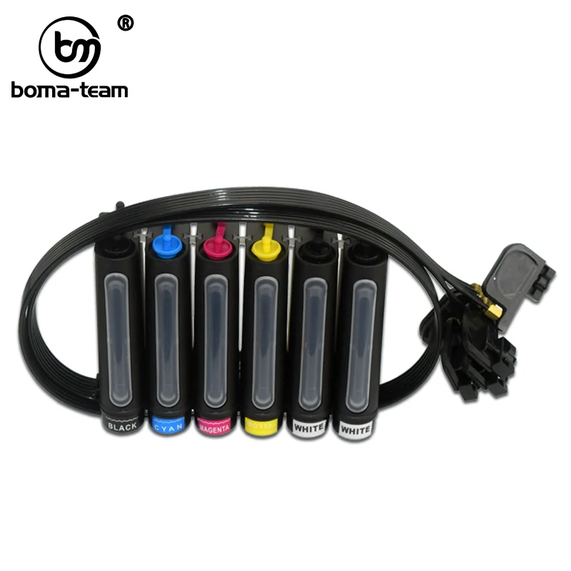 Sistema de tinta LED UV para impresora Epson L800, R330, R270, T50, 1390, 1400, 1450, 1500w, R1390, 6 colores