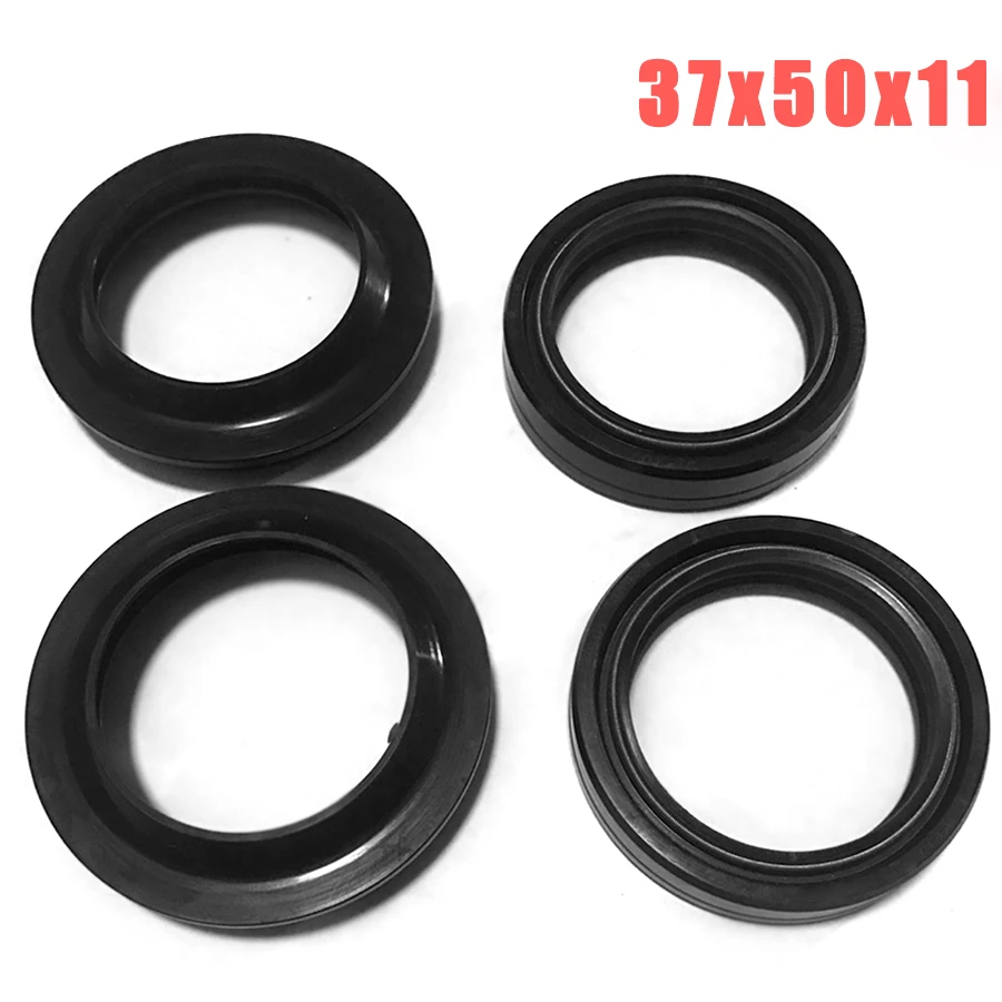 

37x50x11mm Front Fork Damper Shock Absorber Oil Seal and Dust Seal for Harley-Davidson Honda Suzuki