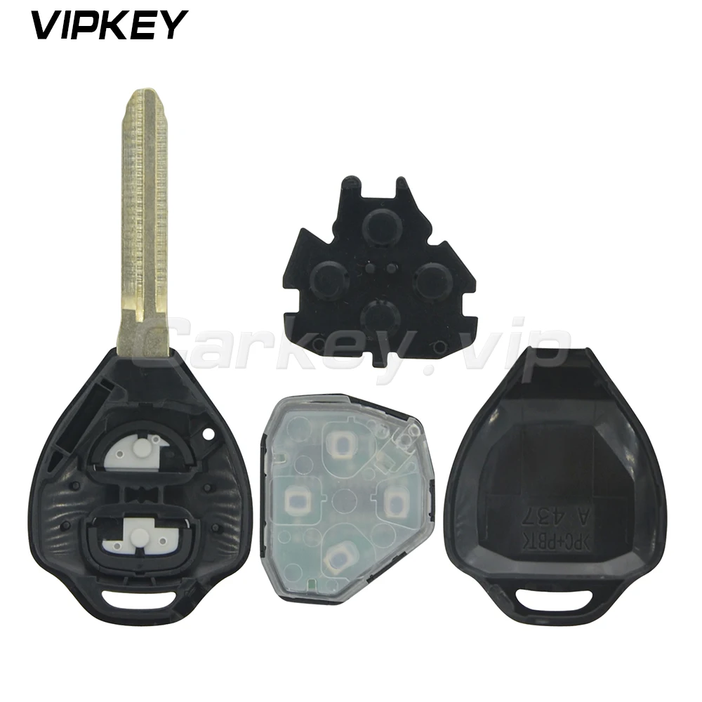 Remotekey Key Fob Control HYQ12BBY 2 Button 434mhz Remote Key For Toyota 2006 2007 2008 2009 2010 Rav4 4d67 G Chip Car Key TOY43