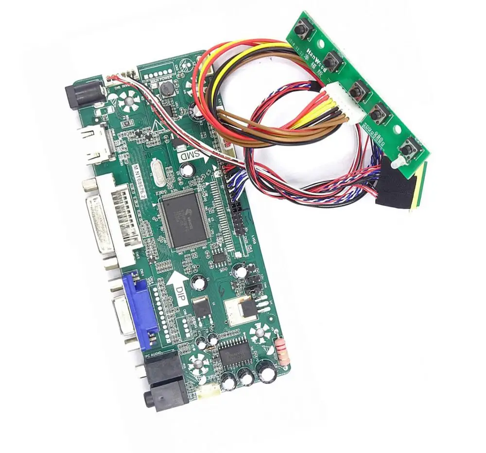 For B156XTN02.2/0/1/3/4 LED HDMI DVI VGA LCD DIY Aduio controller 15.6