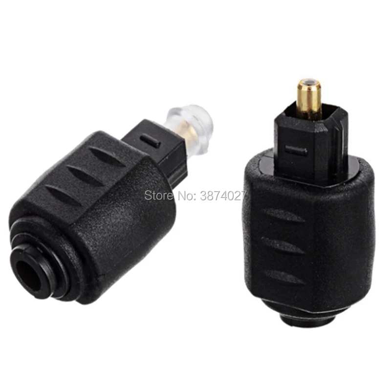 Optical Toslink Male to Mini 3.5mm Toslink Female Audio Adapter Connector Optical Fiber Adaptor