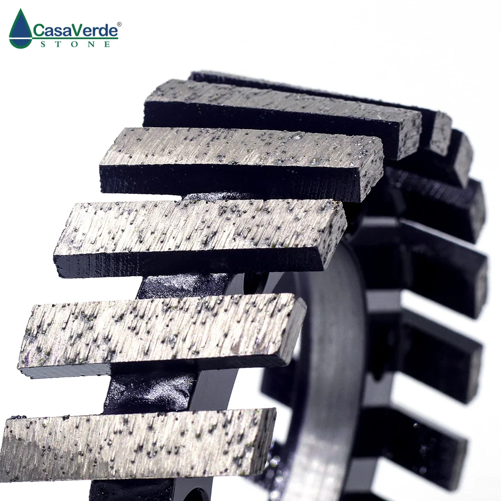 Imagem -06 - Roda de Moagem Cnc de 86 mm tipo Segmentado para Máquina de Corte Roda de Calibração Pedra de Granito Mármore Roda de Perfil de Diamante