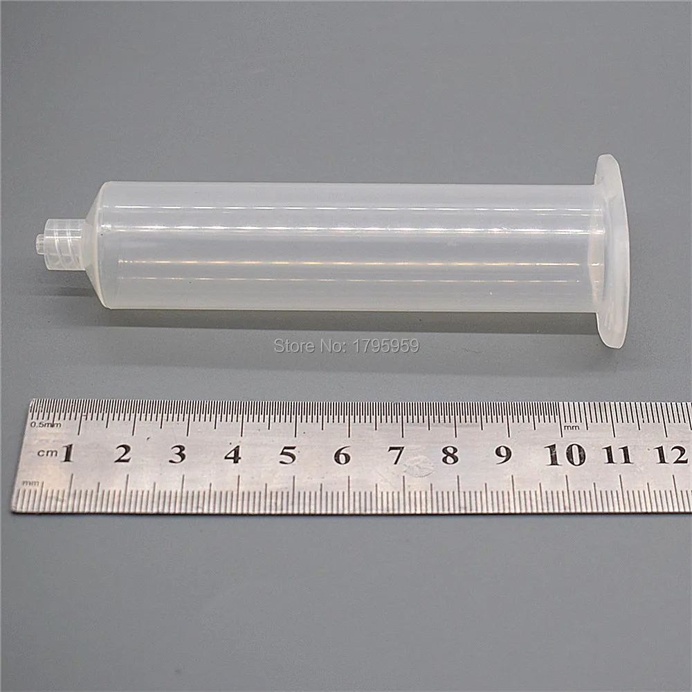 20pcs 30cc Dispensing Syringe Barrel 30ml Glue Adhesive Dispenser Industrial Syringe Glue Tube for Manual 30ml UV Glue Guns Tool