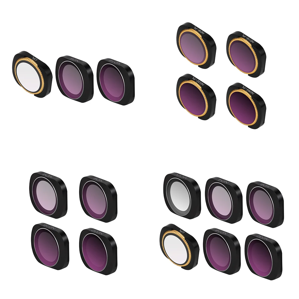 Dji OSMO ポケットカメラレンズフィルター ND CPL のためのキットフィルタ OSMO ポケットジンバルアクセサリー極性 ND4 ND8 ND16 32 UV 磁気