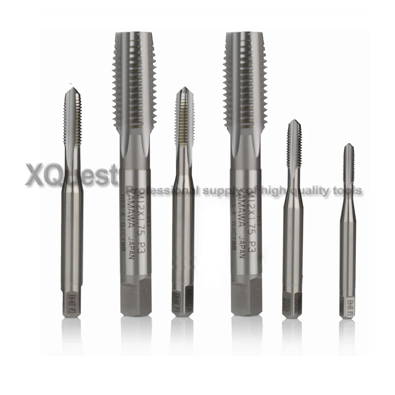 1PCS YAMAWA EH-HT HRC30 TO HRC45 Straight Fluted Taps M3 M4 M5 M6 M8 M10 M12 Right Hand Machine taps for heat treated Die steel