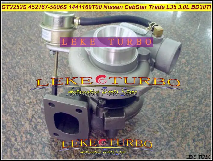 Free Ship GT2252S 452187-0001 452187-0003 709693 452187 Turbo Turbocharger For Nissan CabStar Trade M100 L35 1996- BD-30TI 3.0L