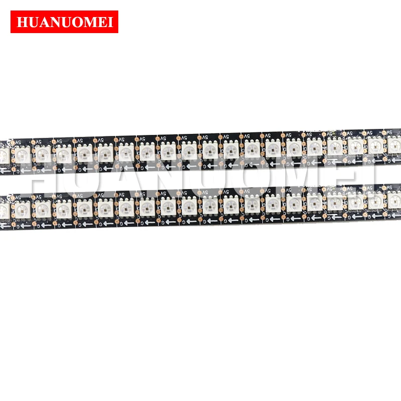 

1M 144LEDs/m SK9822 Addressable RGB LED Strip Light, 5050 SMD RGB LED TV Tape Lights,DC5V input,Black PCB,Non-waterproof IP20