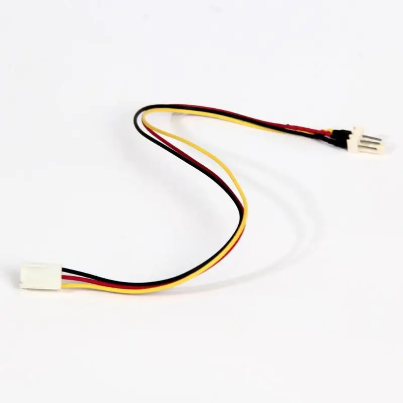 10Pcs/Lot PC Fan Power Extension Cable 12V 3-Pin Male to 3-pin Female Fan Power Extension Lengthen Cable for Cooling Fan