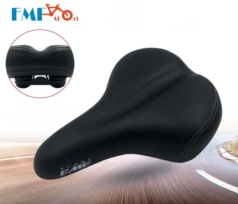 

Bike Saddle,FMFsport-Widened and Thened Mountain Electric, Folding Saddle, Comfortable, Fixed Gear, High Elastic Sponge