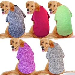 3XL-9XL Großen Hund Kleidung Winter Große Größe Pet Kleidung Golden Retriever Hund Mäntel Solide Sweatshirt Für Hunde Haustiere Kostüm