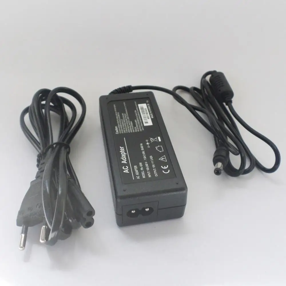 

New 65W Laptop Charger AC Adapter For Toshiba PA3714U-1ACA PA3467U-1ACA PA3917U-1ACA L750D P2000 F25 19V 3.42A Power Supply Cord