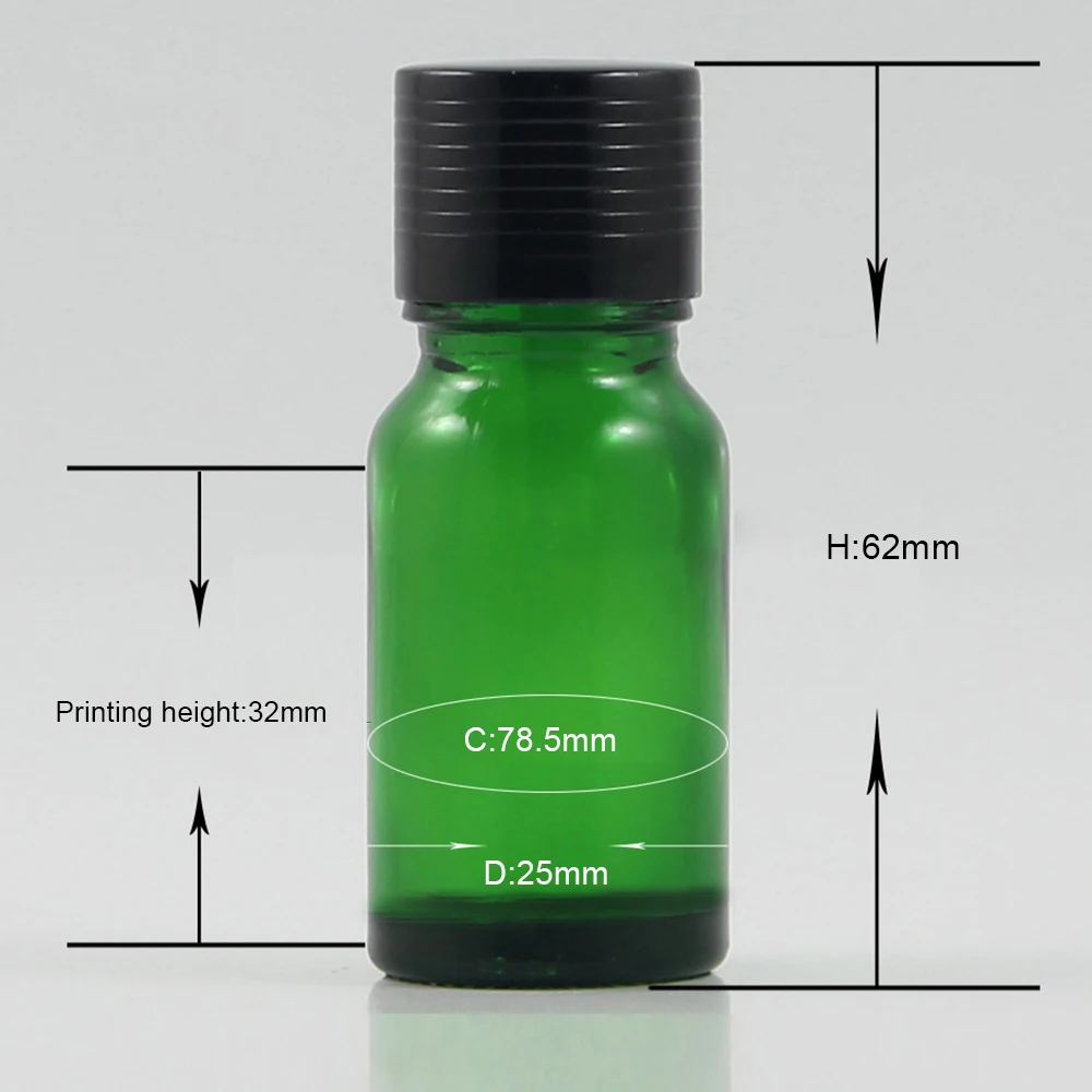 

10ml cosmetic glass serum bottle portable skincare essential oil glass bottles, small perfume container wholesale