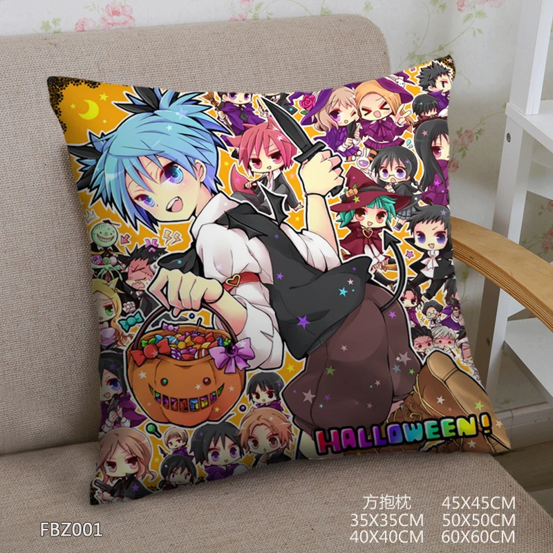 Japan Anime Home Textile Two Sided Square Pillow Case Ansatsu Kyoushitsu Dakimakura Pillowcase Body Pillow Cover christmas gifts