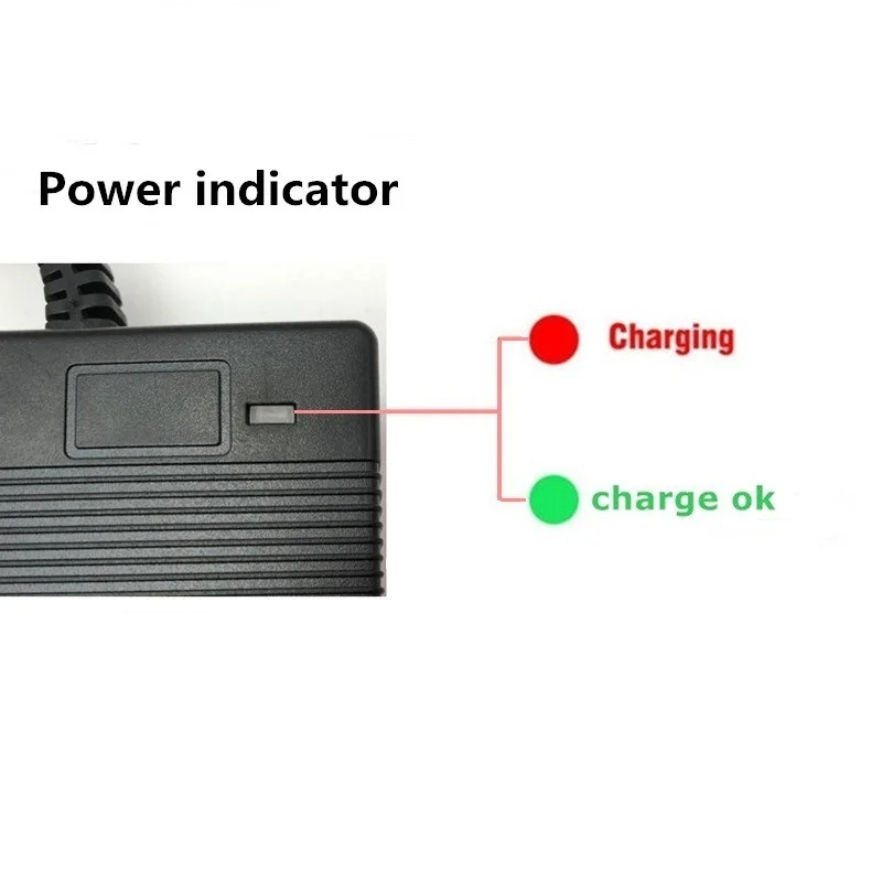 24V 2A lead-acid battery Charger Wheelchair charger golf cart charger 3-Prong Inline 12MM GX16 3pins Connector