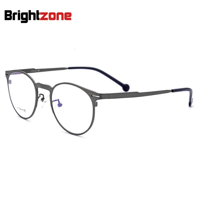 

Texture Full Rim Pure Titanium Small Size Optical Eyewear Round Glasses For Computer Work Spectacle Frame Prescriptions Eyeglass