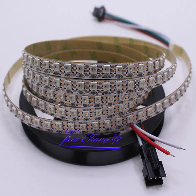 2M DC5V SK6812 MINI 3535 144led/m  addressable RGB LED pixel strip 8mm Width PC