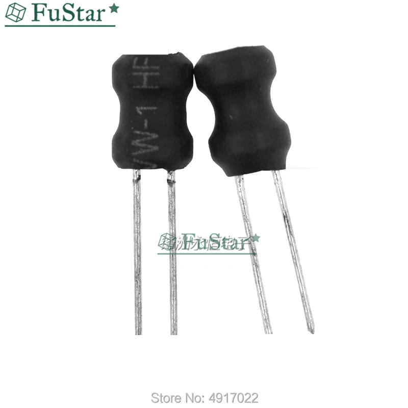 10pcs 0810 8*10mm I-shape Power Inductor Inductance Copper Coil 1MH 68uh 100uh 150UH 220 330 470 22 47 uH 2.2MH 3.3MH 4.7MH 10MH