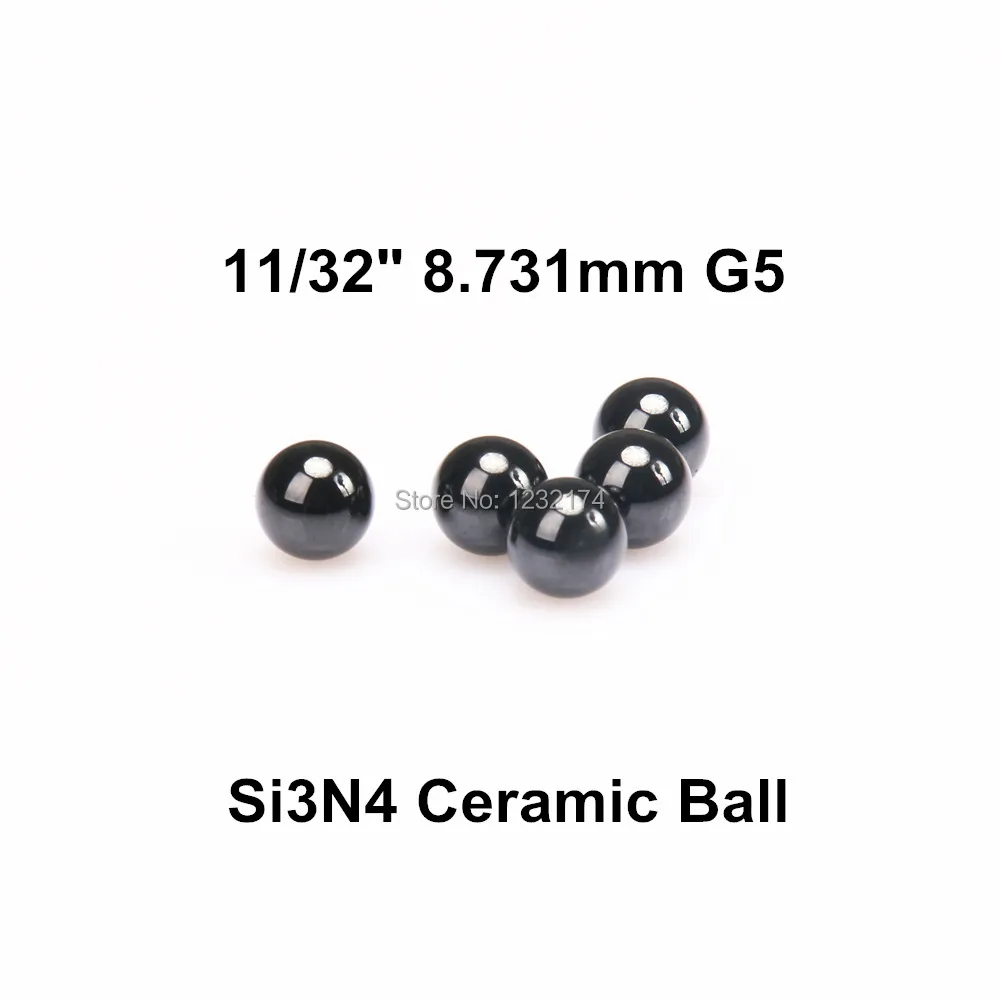 

11/32" 8.731mm Silicon Nitride Ceramic Ball G5 700PCS