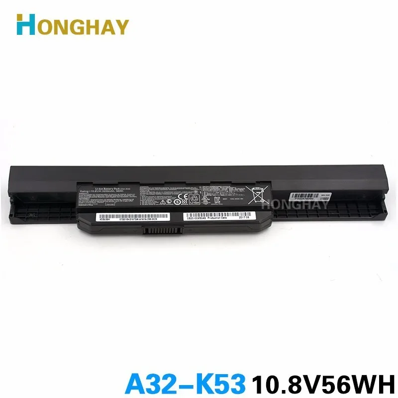 HONGHAY A32-K53 Laptop Battery FOR ASUS A41-K53 A43 A43TA K43T X43B X43BY A53B K53 X43E K53E X54C X53S X53 K53S X53E