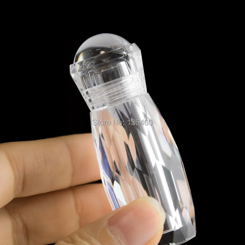 5g 5ml nail glitter bottle jar clear crystal diamond bottles acrylic luxur refillable plastic packaging jars makeup container